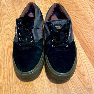 Vans black and grey Gilbert Crockett Pro edition Ultra Cush with gum soles.